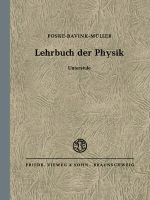 cover image of Lehrbuch der Physik